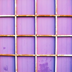 Colourful rusty panels background pattern