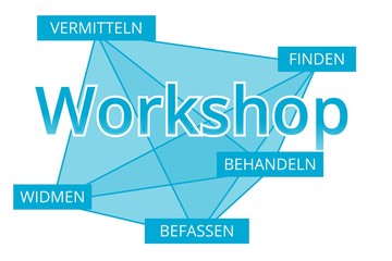Workshop - Begriffe verbinden, Farbe blau
