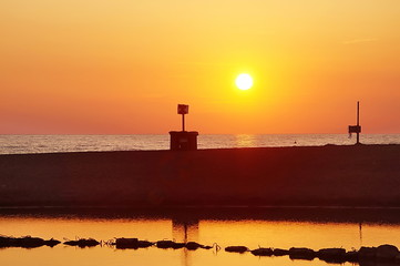 Fototapeta premium Seggio beach, Marina di Castagneto Carducci, Tuscany, Italy
