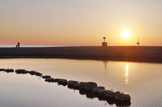 Seggio beach, Marina di Castagneto Carducci, Tuscany, Italy
