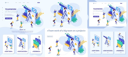 Isometric Workflow and Teamwork on a Project