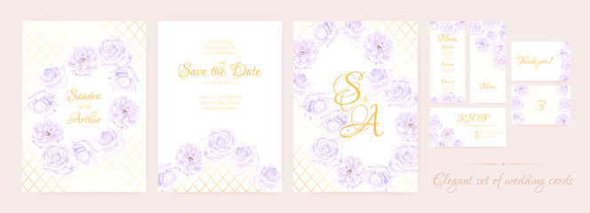 Wedding Invitation Floral Collection.