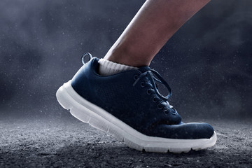 Man running outdoor
