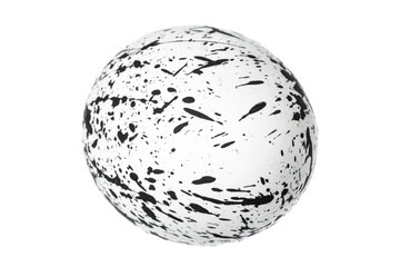 Colorful Easter Egg isolated on white