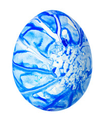 Colorful Easter Egg isolated on white