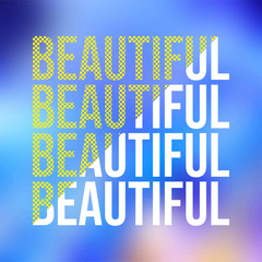 beautiful. Love quote with modern background vector