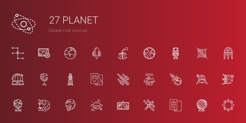 planet icons set © NinjaStudio