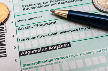Steuern-Abgaben Finanzamt 
