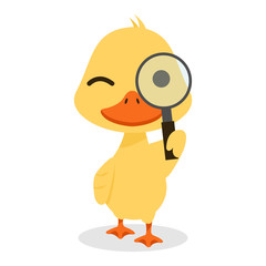 Happy Duck magnifying glass