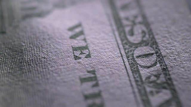 Close up of U.S. Dollar