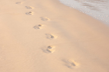 Fototapeta na wymiar shapes in the sand