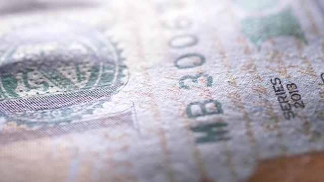 Close up of U.S. Dollar