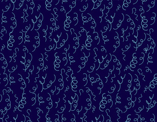 Confetti seamless pattern. Vector illustration