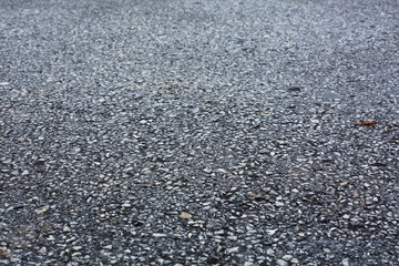 black asphalt road
