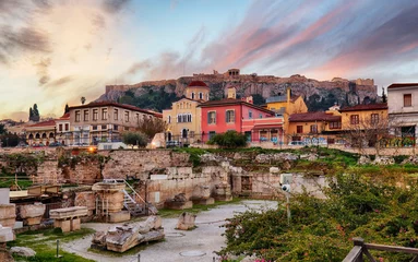 Foto op Canvas Athens with Acropolis at sunrise, Greece © TTstudio
