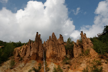 formacje skalne Diavoli Varos w Serbii - obrazy, fototapety, plakaty