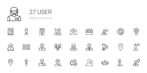 user icons set