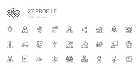 profile icons set