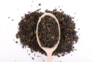  flavored tea. tea leaves