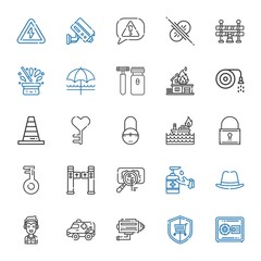 safety icons set