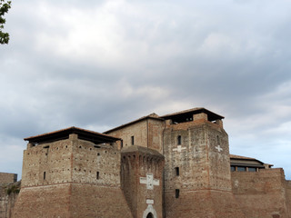 Malatesta Fortress, Rimini, Italy.  This castle was built in the 15th century.