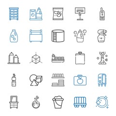 container icons set