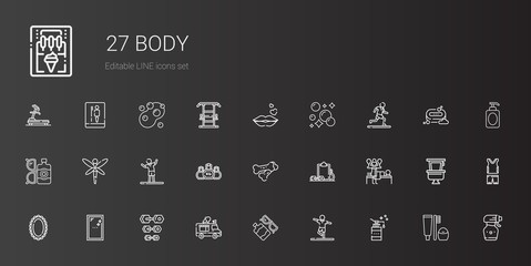 body icons set