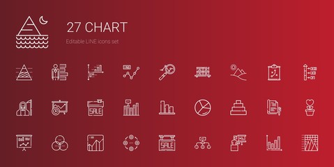 chart icons set