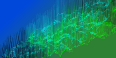 Abstract color background 3d  polygonal net with lines.