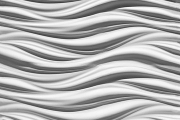 Obraz premium Close-up of black geometric shapes, abstract background. striped of stone texture, curve sculpture