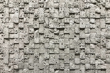 stone cube grey interior background or texture