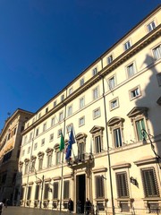 Fototapeta na wymiar Palazzo Chigi, Roma, Italia