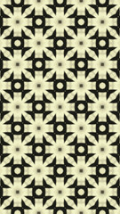 Ornate geometric pattern and abstract colored background