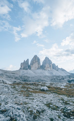 Obraz premium Tre Cime di Lavaredo in the italian Alps, Dolomites