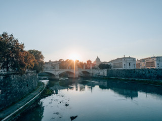 Cityscape in Rome, Italy