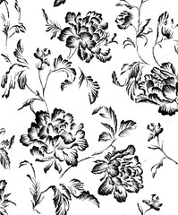 flowers on grey background