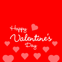 Happy valentine's day, love vector icon, 14 february symbol. Simple, flat design for web or mobile app