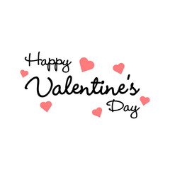 Happy valentine's day, love vector icon, 14 february symbol. Simple, flat design for web or mobile app