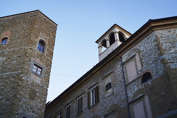 Fototapeta na wymiar Castagna tower, Borgo Santa Croce, Florence, Tuscany, Italy