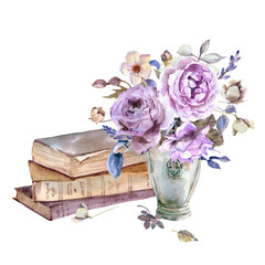 Lilac roses books