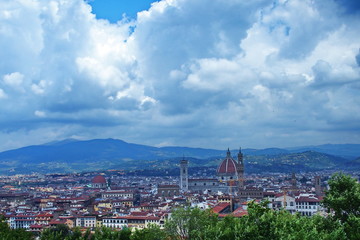 View of Florence from Forte Belvedere, Italy