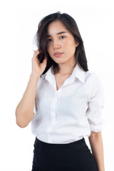 portrait of young Thai woman