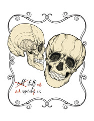 skulls slogan