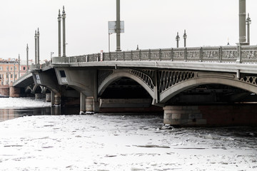 Blagoveshchensky Bridge, St. Petersburg, Russia
