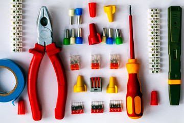 tools and materials for electrical repair