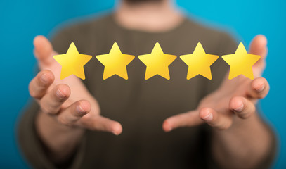 voting stars in hand