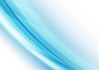 Abstract shape blue background