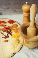 Mix of indian delicious indian spices