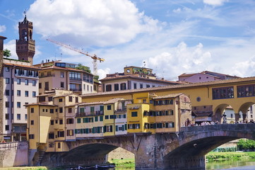 Obraz premium Ponte Vecchio bridge, Florence, Italy