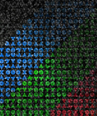 Triangular 3d, modern background